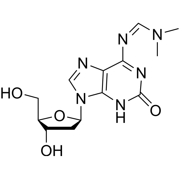 N6-Dimethylamino methylidene-2’-deoxyisoguanosine Structure