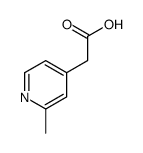 2-(2-methylpyridin-4-yl)acetic acid结构式