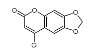 8-chloro-6H-1,3-dioxolo[4,5-g][1]benzopyran-6-one结构式