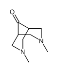 3,7-dimethyl-3,7-diazabicyclo[3.3.1]nonan-9-one结构式