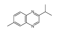 Quinoxaline, 6-methyl-2-(1-methylethyl)- (9CI)结构式