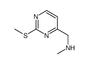 N-methyl-1-(2-methylsulfanylpyrimidin-4-yl)methanamine结构式