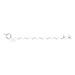 Tos-PEG6-CH2-Boc结构式