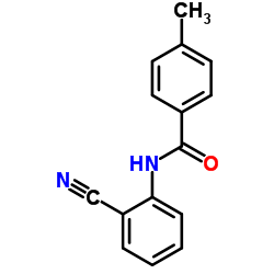N-(2-Cyanophenyl)-4-methylbenzamide Structure
