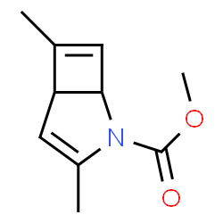 2-Azabicyclo[3.2.0]hepta-3,6-diene-2-carboxylic acid,3,6-dimethyl-,methyl ester结构式