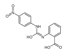 2-[(4-nitrophenyl)carbamoylamino]benzoic acid结构式