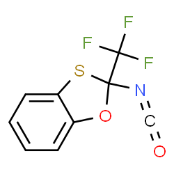 1,3-Benzoxathiole,2-isocyanato-2-(trifluoromethyl)-(9CI) structure