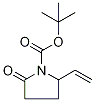 2-Ethenyl-5-oxo-1-pyrrolidinecarboxylic Acid tert-Butyl Ester结构式