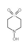 Thiomorpholin-4-ol 1,1-dioxide Structure