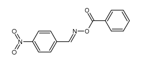 4-nitro-benzaldehyde-((E)-O-benzoyl oxime ) Structure