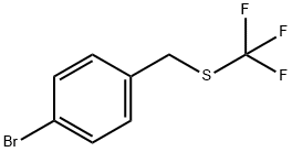 4-溴(三氟甲硫基甲基)苯结构式