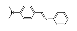 (E)-N,N-dimethyl-4-((phenylimino)methyl)aniline Structure