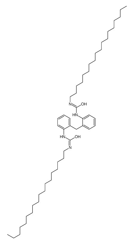 1-octadecyl-3-[2-[[2-(octadecylcarbamoylamino)phenyl]methyl]phenyl]urea Structure