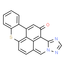13H-thioxantheno[2,1,9-def][1,2,4]triazolo[1,5-b]isoquinolin-13-one Structure