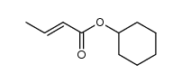 Cyclohexyl crotonate Structure