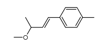 1-(3-methoxybut-1-en-1-yl)-4-methylbenzene Structure