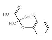 PROPANOIC ACID, 2-(2-CHLOROPHENOXY)-2-METHYL- structure