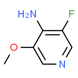 3-氟-5-甲氧基吡啶-4-胺结构式