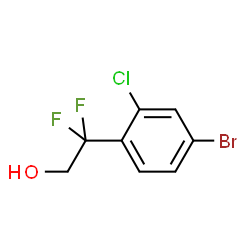 2-(4-bromo-2-chlorophenyl)-2,2-difluoroethan-1-ol Structure