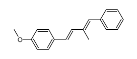 (E,E)-3-Methyl-1-(p-methoxyphenyl)-4-phenylbuta-1,3-diene Structure