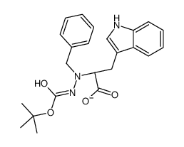 (s)-(+)-nalpha-benzyl-nbeta-boc-l-hydrazinotryptophane Structure