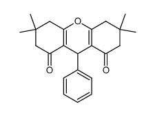 3,3,6,6-tetramethyl-9-phenyl-3,4,5,6,7,9-hexahydro-1H-xanthene-1,8-(2H)-dione Structure