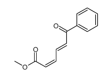 methyl 6-oxo-6-phenylhexa-2,4-dienoate结构式