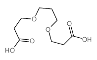 3-[3-(2-carboxyethoxy)propoxy]propanoic acid Structure