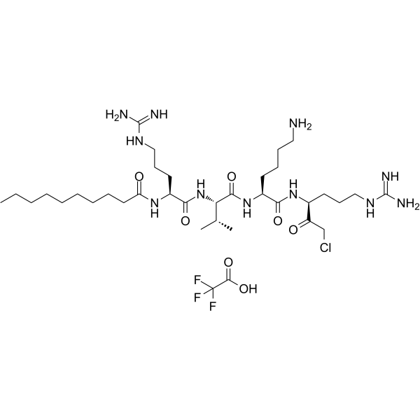 Decanoyl-RVKR-CMK TFA structure