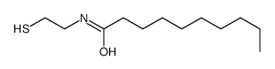 N-(2-sulfanylethyl)decanamide结构式