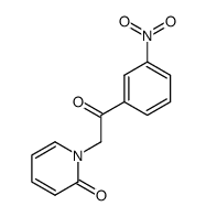 1-(2-(3-Nitrophenyl)-2-oxoethyl)pyridin-2(1H)-one Structure