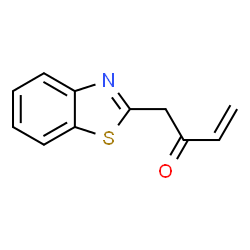 3-Buten-2-one,1-(2-benzothiazolyl)-(9CI) Structure