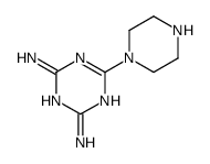 6-(1-Piperazinyl)-1,3,5-triazine-2,4-diamine Structure