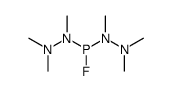 Fluorobis(1,2,2-trimethylhydrazino)phosphine Structure