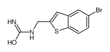 (5-bromo-1-benzothiophen-2-yl)methylurea结构式