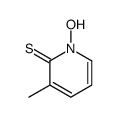 1-hydroxy-3-methylpyridine-2-thione Structure