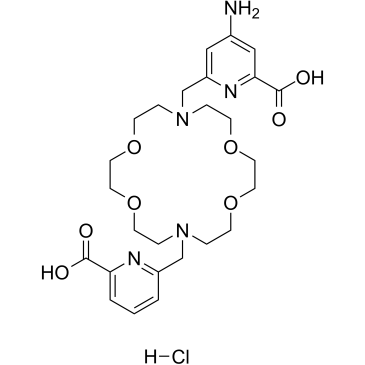 Macropa-NH2 hydrochloride结构式