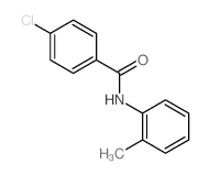 Benzamide, 4-chloro-N-(2-methylphenyl)- picture