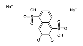 disodium 4-hydroxynaphthalene-1,5-disulphonate结构式