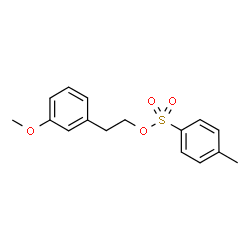 2-(3-Methoxyphenyl)ethyl 4-methylbenzenesulfonate structure