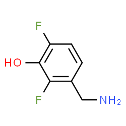 Phenol, 3-(aminomethyl)-2,6-difluoro- (9CI) structure