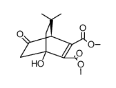 1-Hydroxy-8,8-dimethyl-5-oxobicyclo[2.2.2]oct-2-ene-2,3-dicarboxylic acid dimethyl ester结构式