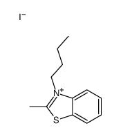 3-butyl-2-methyl-1,3-benzothiazol-3-ium,iodide Structure