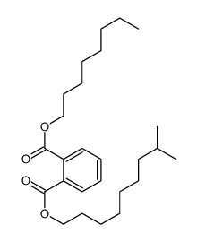 8-methylnonyl octyl benzene-1,2-dicarboxylate结构式