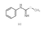 1-methylsulfanyl-N-phenyl-methanimidamide structure