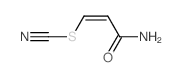 Thiocyanic acid,3-amino-3-oxo-1-propenyl ester, (Z)- (9CI)结构式