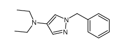 1-Benzyl-N,N-diethyl-1H-pyrazol-4-amine Structure