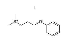 dimethyl-(3-phenoxy-propyl)-sulfonium, iodide Structure