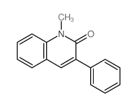 2(1H)-Quinolinone,1-methyl-3-phenyl-结构式