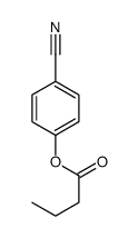 (4-cyanophenyl) butanoate Structure